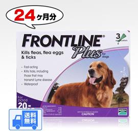 【ノミダニ駆除】フロントラインプラス大型犬用(体重20〜40kg)　24本入
