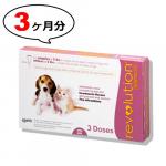 レボリューション 6% | 子犬子猫用 | 2.3kg以下 | 3本