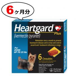 【フィラリア予防】ハートガードプラスS小型犬(体重11.5kg以下)カルドメック　1箱