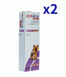 ブラベクトトリウノ 1.27-2.5kg | 3錠x2箱 | ノミ | マダニ | フィラリア