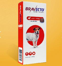 ブラベクト錠 250mg | 小型犬 | 4.5-10kg