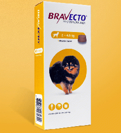 ブラベクト錠 112.5mg | 2-4.5kg | 超小型犬用