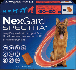 ネクスガードスペクトラ | 超大型犬用 | 30-60kg | 6錠 | ノミダニ | フィラリア