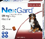 ネクスガード 136mg | 大型犬用 | 25-50kg | 3錠入