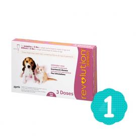 レボリューション子犬子猫用(体重2.3kg以下)　1箱