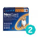 ネクスガードスペクトラ | 超小型犬 | 2-3.5kg | 予防 | 6錠