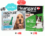 ハートガードプラスとフロントライン セット| M | 中型犬用 | 12ヶ月分 | パッケージなし