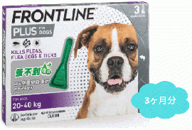 フロントラインプラス | 大型犬用 | 20〜40kg | 3本入
