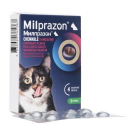 ミルプラゾン チュワブル 16mg/40mg | 猫用 2kg以上 | 4錠 1箱
