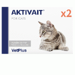 アクティベート | 猫用 | 60カプセルx2箱 | AKTIVAIT | 脳