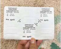 シンパリカ 40mg | 10.1-20.1kg | 中型犬用 | 3錠