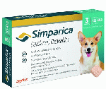 シンパリカ 40mg | 10.1-20.1kg | 3錠 | 犬用ノミ・マダニ駆除 |