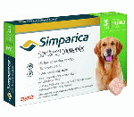 シンパリカ 80mg | 20.1-40.1kg | 3錠 | 犬用ノミ・マダニ駆除 |