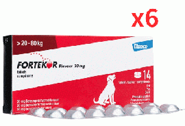 フォルテコール 20mg |14錠 | 犬 | 20-80kg | 6箱