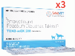 トキソモックス500 | 400mg+100mg | 10錠x3| ペニシリン | 抗生物質 | 犬
