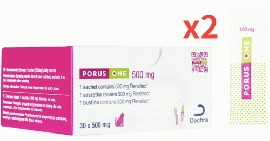 ポラスワン 500mg | 腎臓 | 猫用 | 30袋x2箱 | Dechra | サプリメント