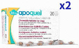 アポキルチュアブル錠 | 3.6mg | 犬用 | 20錠 | 2箱